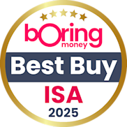 Boring Money Award Best Buy ISA 2025