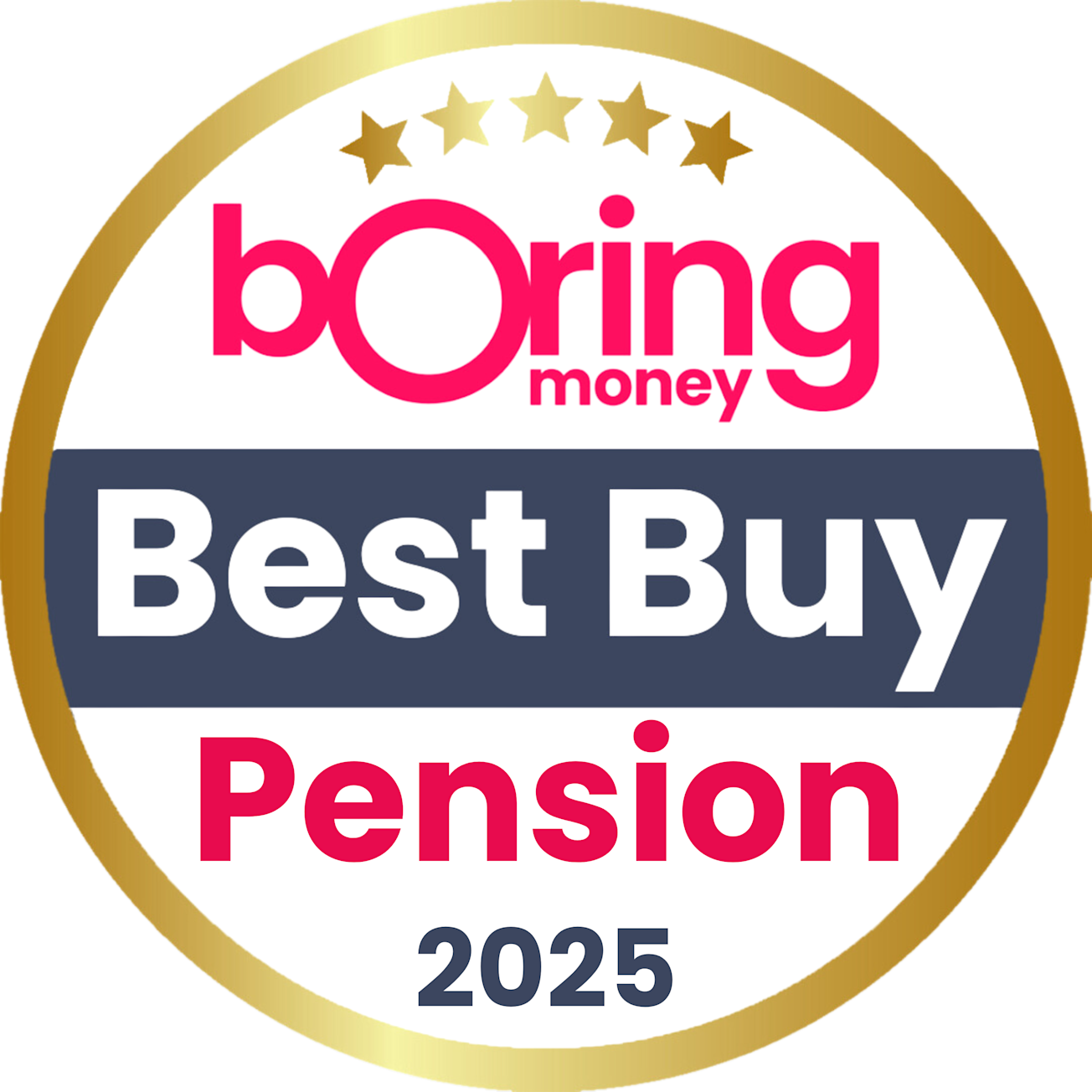 Boring Money Award Best Pension 2025