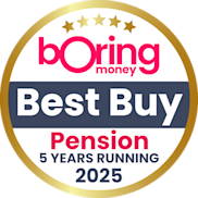 Boring Money Award Pension 5 Years Running 2025